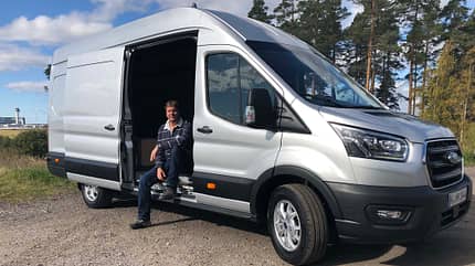 Ford, Transit, Fahrt, 2020, neues Modell, basisfahrzeug Ford Transit (2020)