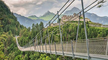 Wandern, Kinder, Familie, Hängebrücke Hängebrücke Highline179 Tirol
