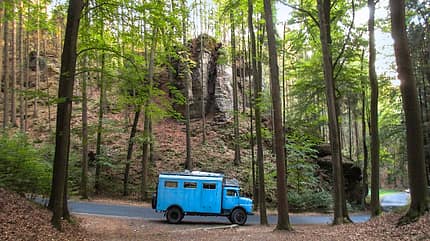 Wohnmobil, Reise, Tschechien, Nordböhmen Wohnmobilreise Tschechien