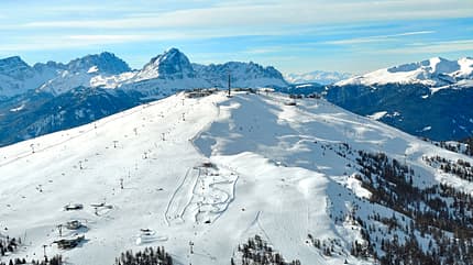 Dolomiten, Camping, Winter, Ski, Österreich, Italien Dolomiten im Winter