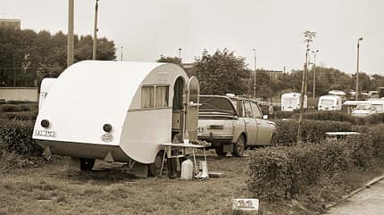 Dübener Ei, Caravan, Würdig 301-2, DDR, Reise Würdig 301-2 Dübener Ei