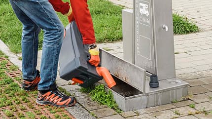 Toiletten, Camping, WC, Mythen, caravan Camping-toiletten