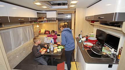 Wintercamping, Tet, Eriba Living 570 Wintercamping-Test Eriba Living 570