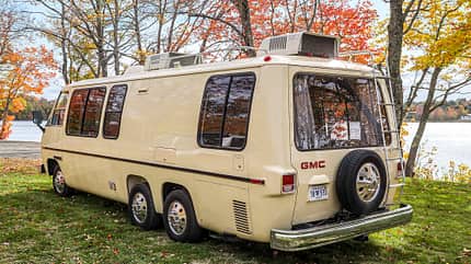 mobile Menschen, GMC Motorhome, Mervin Zinck, Kanada GMC Motorhome Mervin Zinck