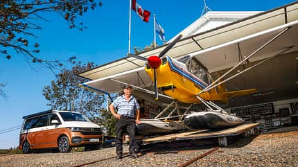 mobile Menschen, GMC Motorhome, Mervin Zinck, Kanada GMC Motorhome Mervin Zinck