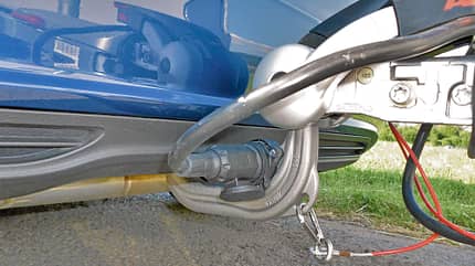 PKW, Zugwagen, Wohnwagen ziehen PKW als Zugfahrzeug