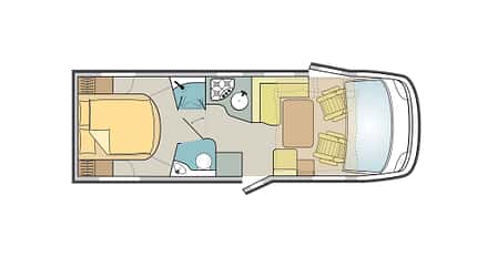 Forster, I 1741 QB, Integriert, Wohnmobil, Vergleichstest Forster I 1741 QB (2020)