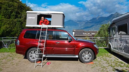 Dachzeltübersicht Hartschalenzelt