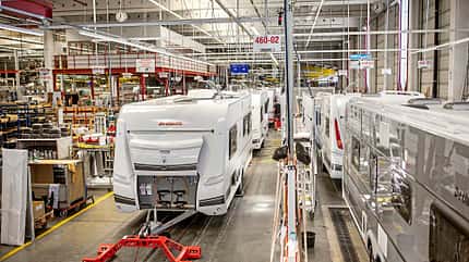 Werksbesichtigungen, Hersteller, Caravans, Werk Werksbesichtigungen Hersteller