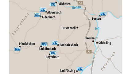 Stellplatz, Fokus, Niederbayern, Thermen, Tipps Stellplatz-Fokus Niederbayern