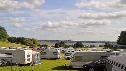 campingplatz, archiv, seenland, dänemark Roskilde Camping