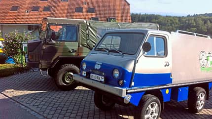 leser-mobil, pinzgauer, selbstausbau, umbau Leser-Mobil Pinzgauer