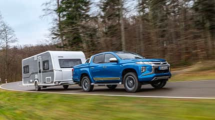 Mitsubishi L 200, Pickup, Zugwagen Mitsubishi L 200 2,2 im Zugwagentest