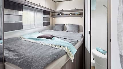 Hobby, Optima, Grundriss, Längsbett, Wohnmobile Hobby Optima