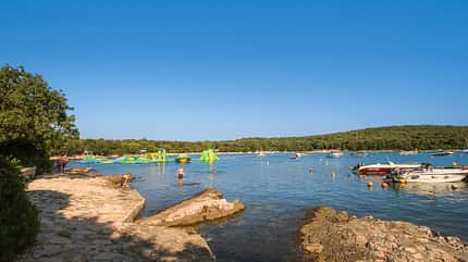 Wohnmobilreise, Istrien, Kroatien, Strand Wohnmobilreise in Istrien