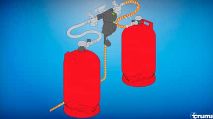 Gasflasche, Umschaltanlage, Einbau, Fachmann Einbau Gasflaschen-Umschaltanlage