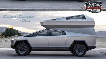 CyberCamper - Camping-Rendering Tesla Cybertruck CyberCamper - Camping-Rendering Tesla Cybertruck
