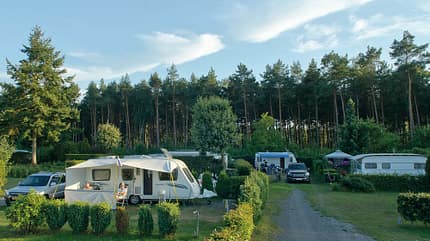 Campingplatz auf dem Simpel