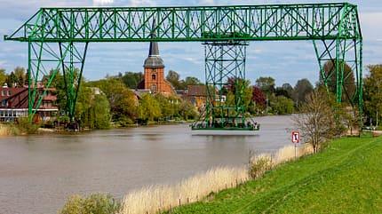Stellplatz, Deutsche Fährstraße, Oste, Elbe, Nord-Ostsee-Kanal Stellplätze an der Deutschen Fährstraße