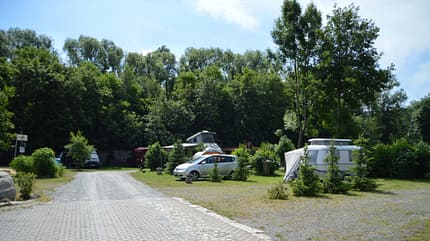 Campingplatz, Deutschland, Harz, Brocken Klostercamping Thale