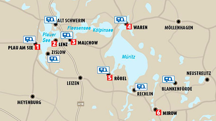 Müritz, Mecklenburg-Vorpommern, Camping, Reise, Seen Müritz-Region
