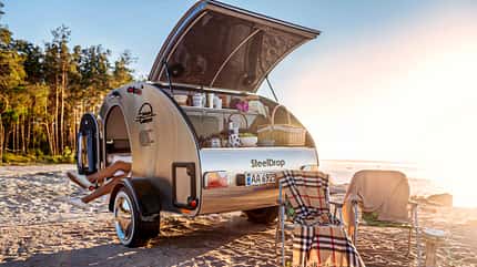 Lifestyle Camper Steeldrop, Teardrop, Minicaravan, Campen Lifestyle Camper Steeldrop