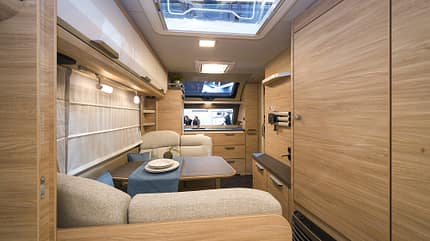 Knaus Südwind 500 PF, Caravan, Bugküche, Übersicht Knaus Südwind 500 PF