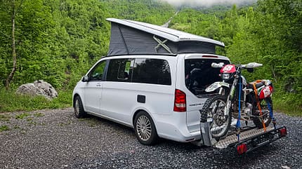 Campingbus Heckträger