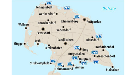 Stellplatz, Fehmarn, Ostsee, Urlaub, Deutschland Stellplatz-Fokus Fehmarn