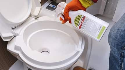 Toilette, Kassettentoilette, Pflege, Reinigung Toilettenpflege Kassettentoilette