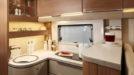 Bürstner Ixeo IT 680, Wohnmobil, Küche Bürstner Ixeo it 680