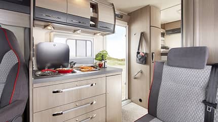 Hobby Siesta De Luxe A60 GF, Wohnmobil, Küche Hobby Siesta De Luxe A60 GF