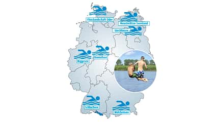 Badeseen in Deutschland Badeseen in Deutschland