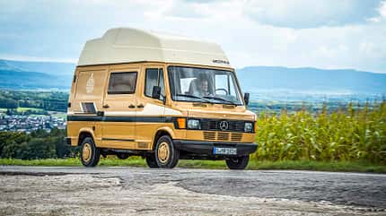 Mercedes James Cook, Camping-Oldies, Wohnmobile, Oldtimer Mercedes James Cook