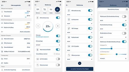 Hymer Connect App, Connectivity, CBUS Hymer Connect App