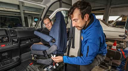 Reisemobil optimieren, Nachrüstung, Sitzheizung, Wohnmobil Sitzheizung im Wohnmobil nachrüsten