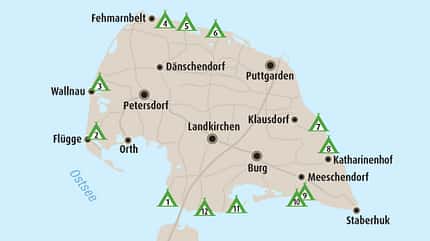 Campingplätze Fehmarn