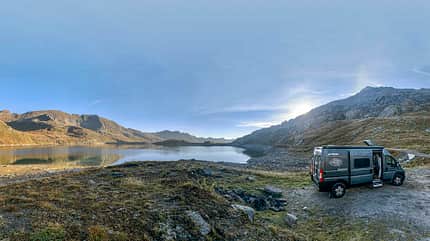 Leser auf Tour, Tessin, Campingbus, Schweiz Leser auf Tour: Felix Mausolf