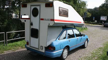 Ford Sierra (1992) mit Absetzkabine Ford Sierra (1992) mit Absetzkabine