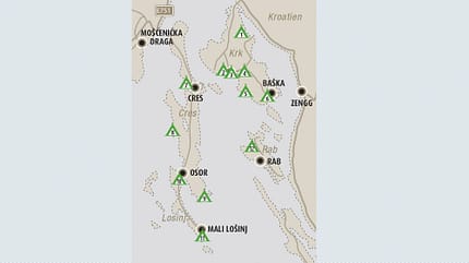 Kvarner-Bucht, Kroatien Kvarner-Bucht, Kroatien