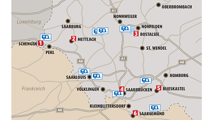 Saarland, Camping, Deutschland, Tipp Camping-Reise Saarland