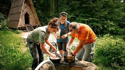 Kochen am Lagerfeuer