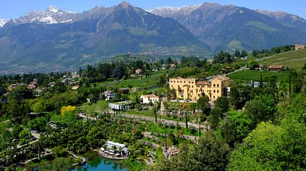 Camping, Meran, Südtirol, Alpen, Italien Camping in Meran Südtirol
