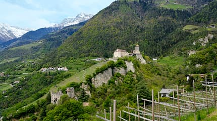 Camping, Meran, Südtirol, Alpen, Italien Camping in Meran Südtirol
