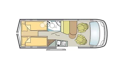 Malibu Van 640 LE RB, Fist Class,Two Rooms Malibu Van 640 LE RB