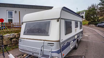 Beklebung, Caravan, Dekoraufkleber, Entfernung Beklebung am Caravan entfernen