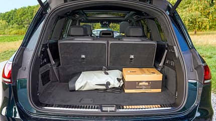 Mercedes-Benz GLS 400d, Zugwagen, Test, multifunktional Mercedes GLS 400 D