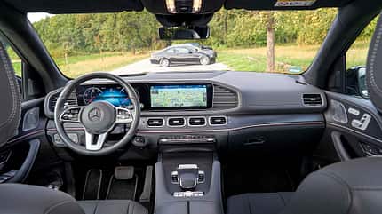 Mercedes-Benz GLS 400d, Zugwagen, Test, multifunktional Mercedes GLS 400 D