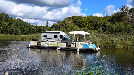 Campingbus, Freecamper, Reise, Obere Havel, Wasser Campingbus-Reise Obere Havel
