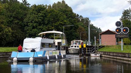 Campingbus, Freecamper, Reise, Obere Havel, Wasser Campingbus-Reise Obere Havel